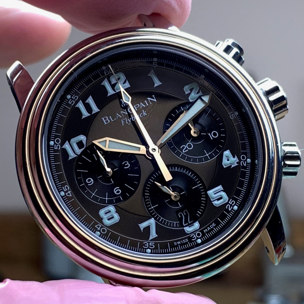 Servicing the Blancpain Flyback Chronograph based on the F. Piguet