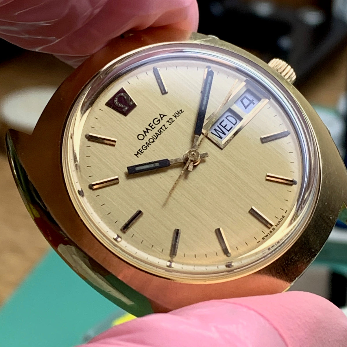 Quality and servicing of quartz watches and the Omega Megaquartz 1310 ClockSavant