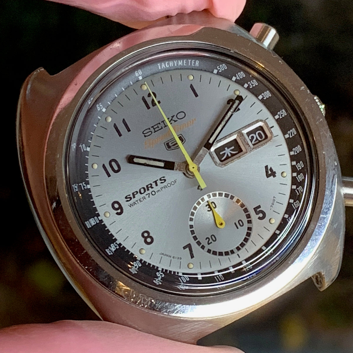 Servicing a Seiko 6139 7010 Speed Timer Chronograph from 1970