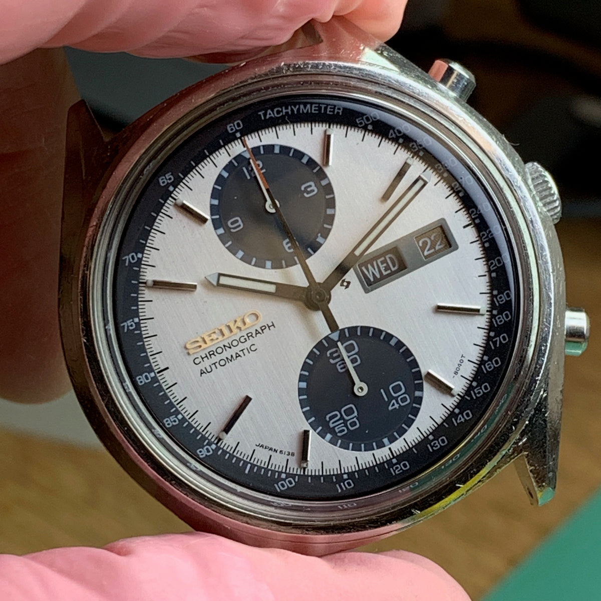 Servicing a family Seiko 6138 8020 vintage chronograph ClockSavant