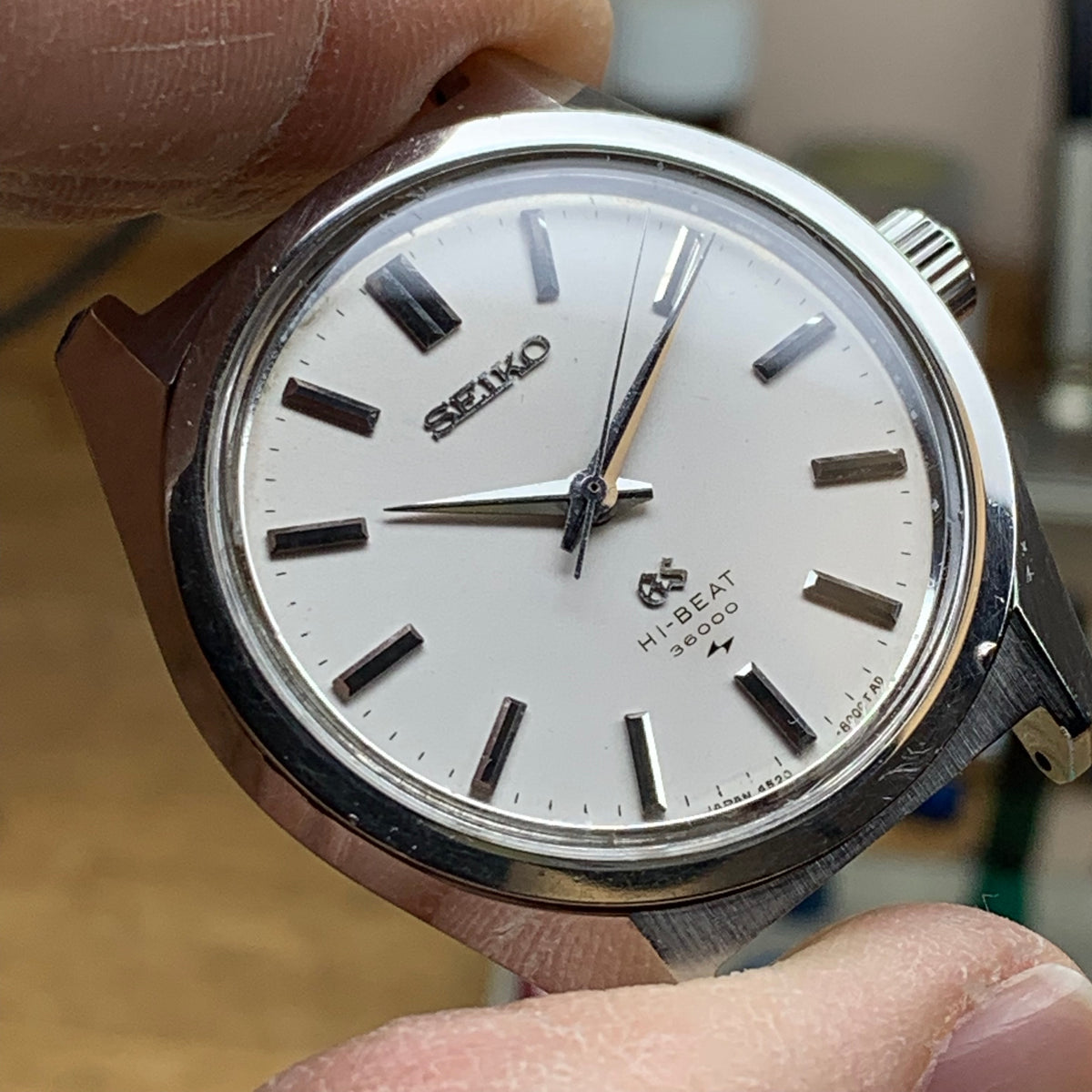 SEIKOキングセイコーKSハイビートHI-BEAT 4502-7000T AD Vintage KING SEIKO Hi-Beat KS 4502-7000 Hand-Winding Watch