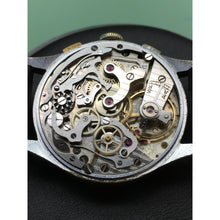 Sold - Accurist Vintage Chronograph Valjoux 22 Decorated Movement Stainless Steel - Fully Serviced by ClockSavant - ClockSavant