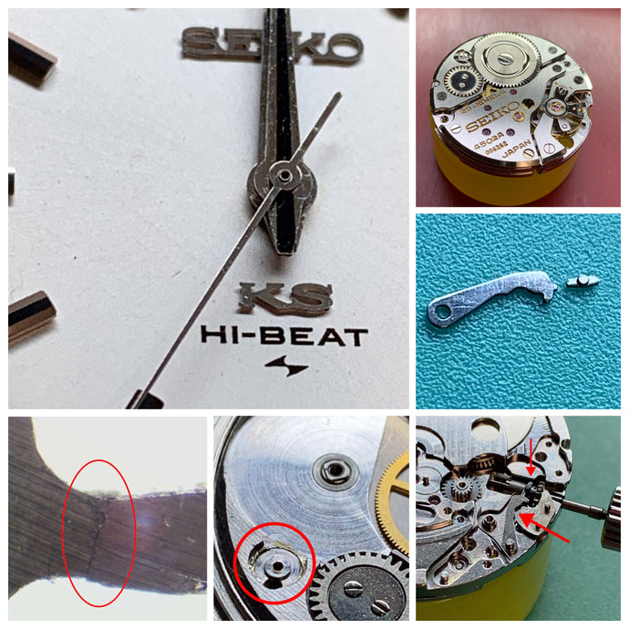 Seiko 4502a servicing, a past repair gone awry