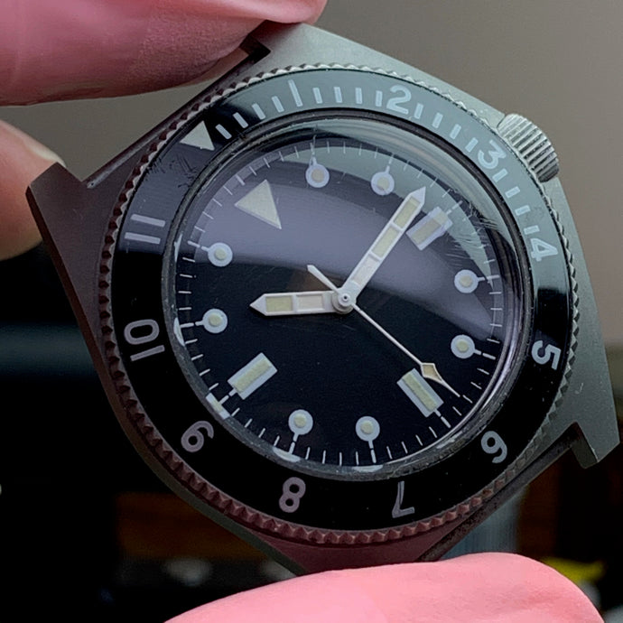 Servicing a 1970's Benrus Type I Class A military watch family watch