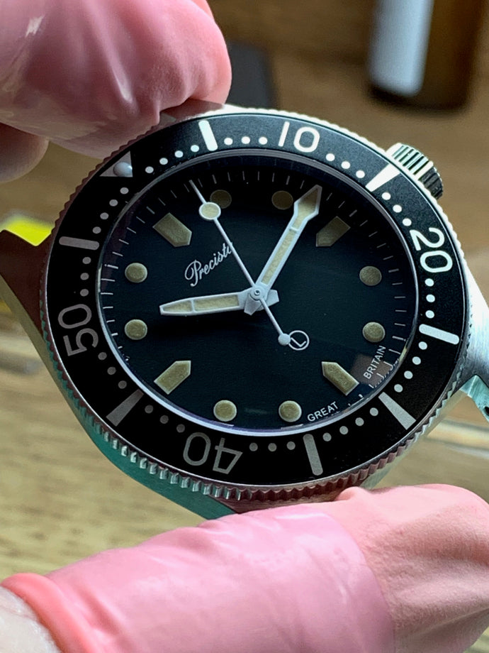 Servicing a Timefactors Precista PRS-82 Royal Navy Diver with ETA 2783