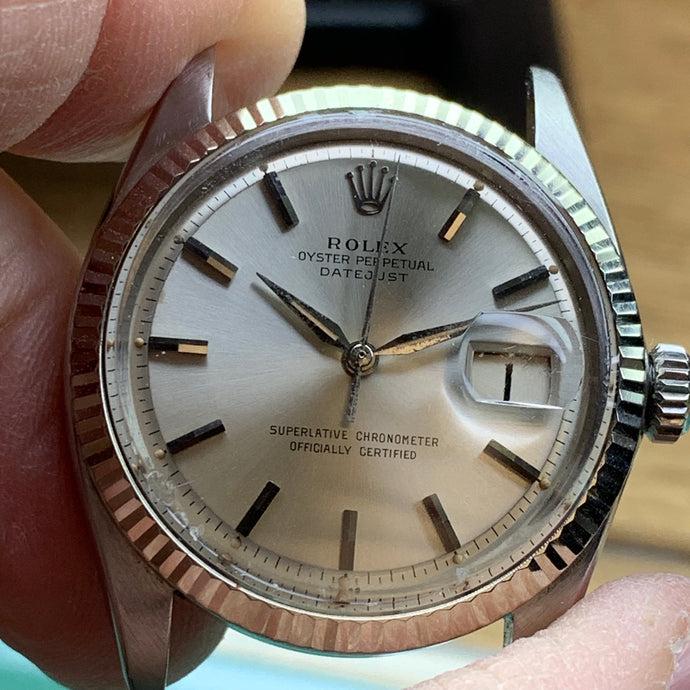 Servicing a Rolex 1601 Datejust Calibre 1560 from 1963