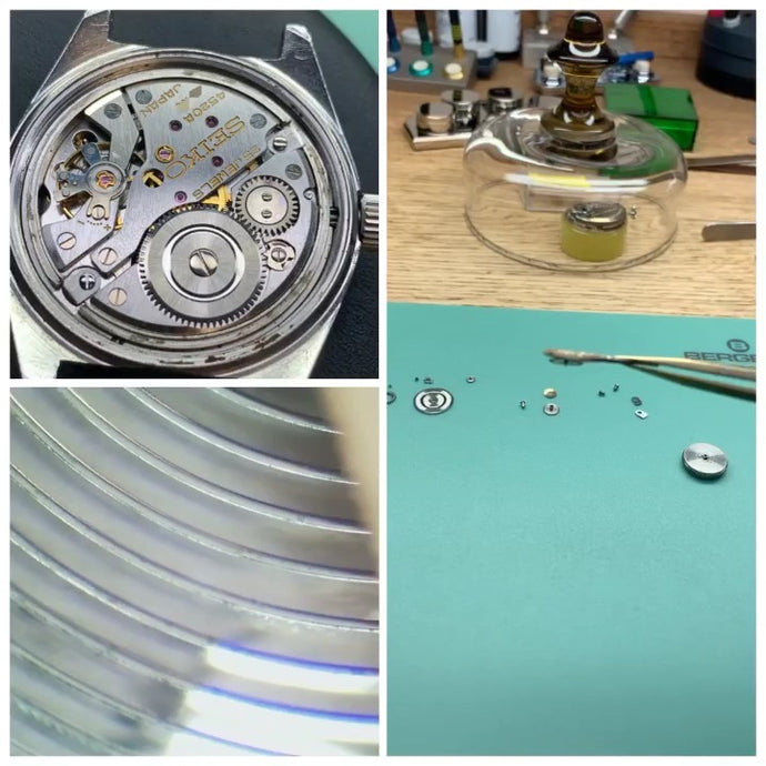 Servicing inspection of a King Seiko with caliber High Beat 4520a