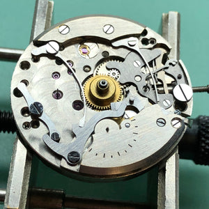 Sold - Lemania 27 CH (Omega 321) 1940's Vintage Chronograph Curved Lugs - ClockSavant